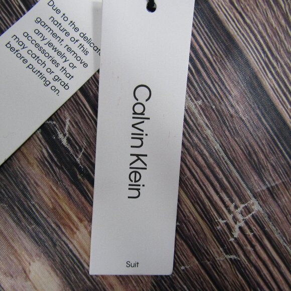 Calvin Klein Blazer Womens 6 Black White Tweed Boucle Fringe Cropped Open Front - Picture 3 of 8